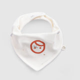 2-Pack Waterproof Organic Cotton Bandana Bib Set – Orange