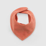 2-Pack Waterproof Organic Cotton Bandana Bib Set – Orange